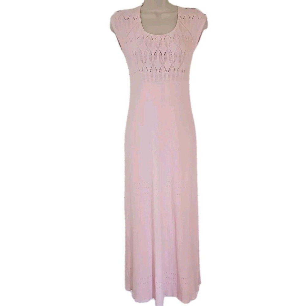 NEW FREE PEOPLE KNIT BODYCON PINK DRESS XSMALL/SMALL
